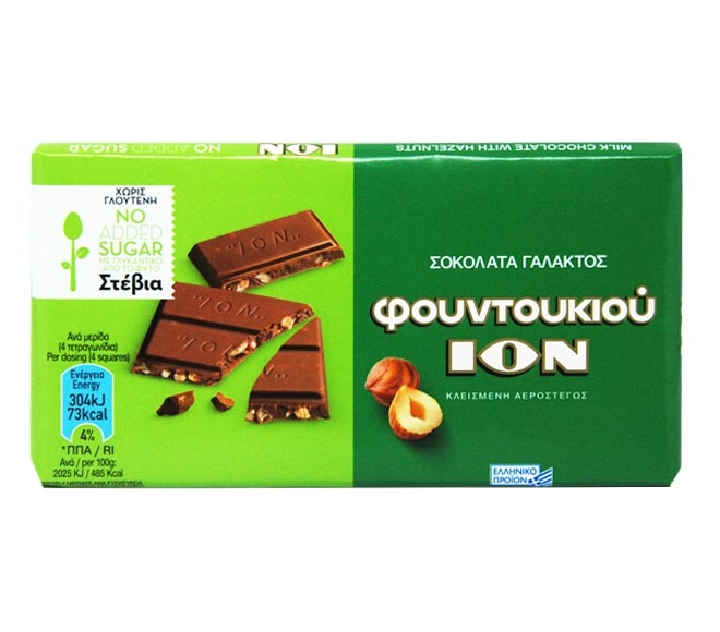 Ion Chocolate Stevia 60G - Hazelnuts