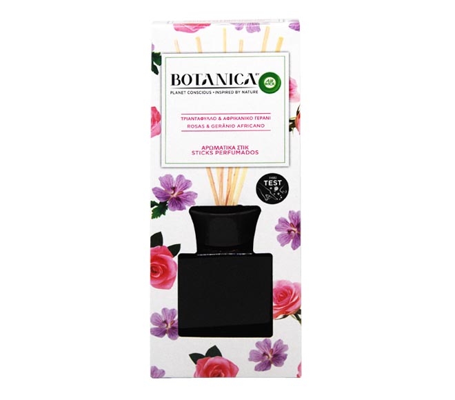 Air Wick Botanica Perfumed Sticks 80ml - Rose & African Geranium