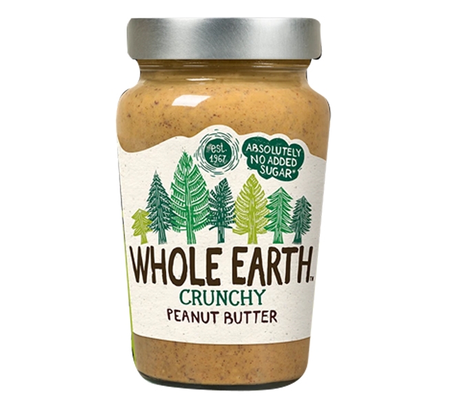 Peanut Butter Whole Earth Crunchy 340G