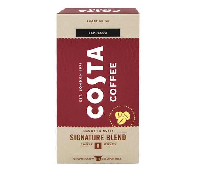 Costa Coffee Espresso Signature Blend 57G - (10 Caps - Intensity 8)