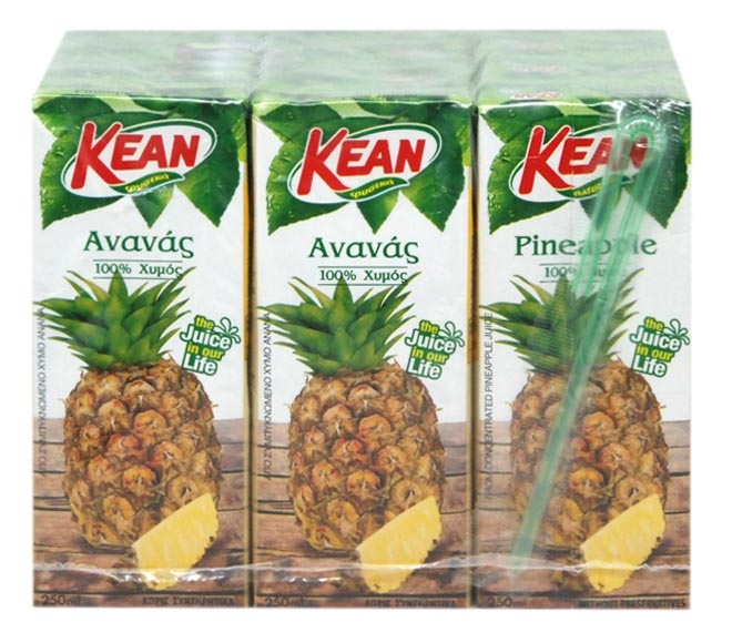 Kean Juice Pineapple 9X250ml