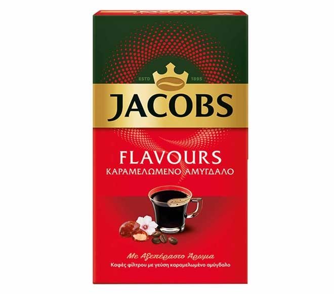 Jacobs Flavours Filter Coffee 250G - Caramelized Almond