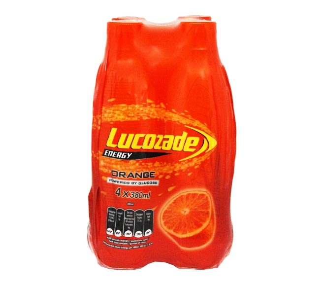 Lucozade Energy Orange 4X380ml