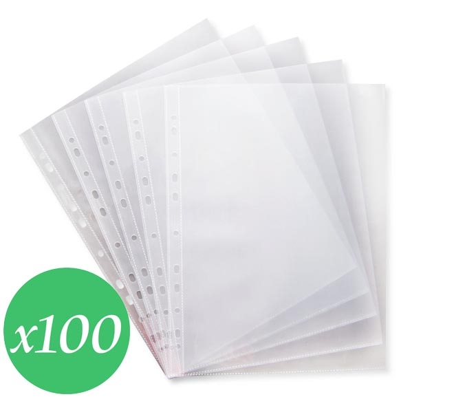 Typotrust Pockets With Holes File A4 100Pcs