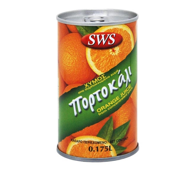 Sws Orange Juice Can 175ml