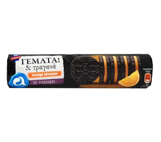 Allatini Cocoa Flavoured Biscuits With Orange Flavoured Cream Filling 230G - Orange Blossom