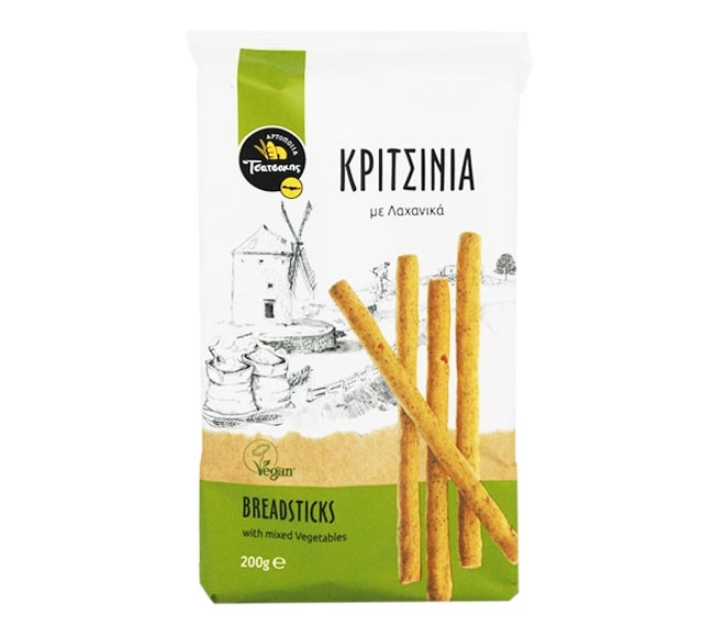 Tsatsakis Breadsticks With Mixed Vegetables 200G
