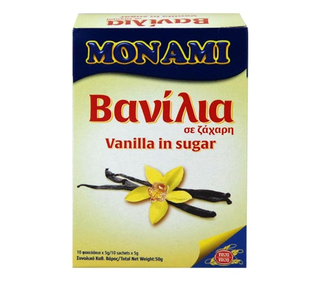 Vanillin Sugar Monami (5 Sachets X 10G) 50G