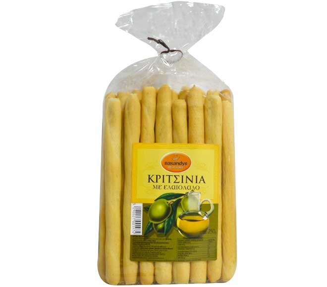 Breadsticks Bakandys 250G - With Olive Oil