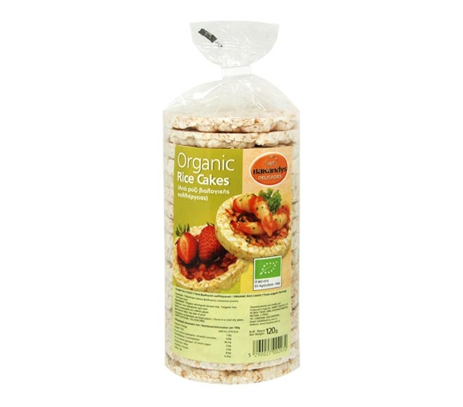 Bakandys Organic Rice Cakes 120G