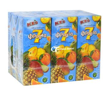 Keo Juice 7 Fruit 9X250ml