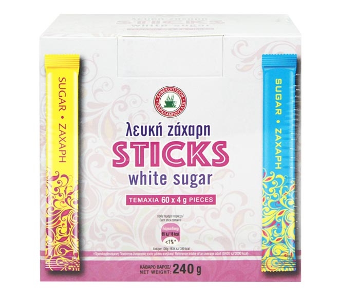 Sugar Sticks G. Charalambous (Colored) 60 X 4G 240G