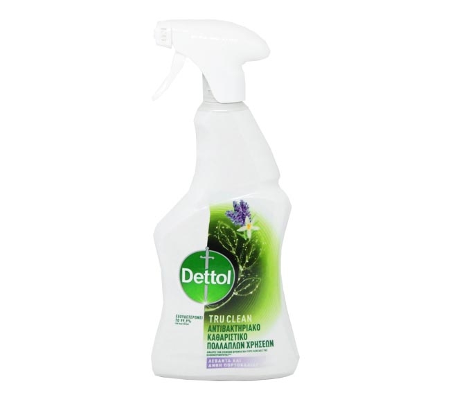 Dettol Tru Clean Antibacterial Spray 500ml - Lavender & Orange Blossom