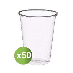 Water Cups Pip Clear 280Cc X 50Pcs