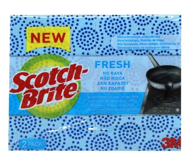 Sponges Scourer Scotch-Brite Fresh 2Pcs (Blue)