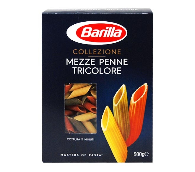 Barilla Mezze Penne Tricolore 500G