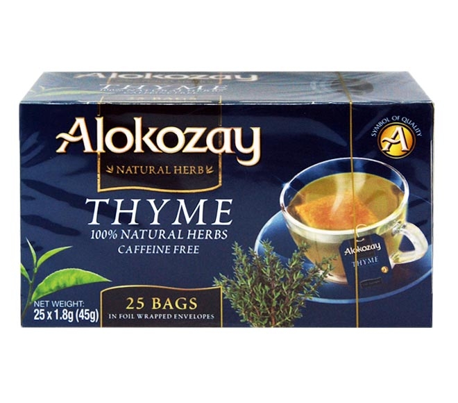 Tea Alokozay (25Pcs) 45G - Thyme (100% Natural Herbs Caffeine Free)