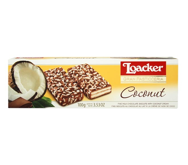 Loacker Biscuits 100G - Coconut
