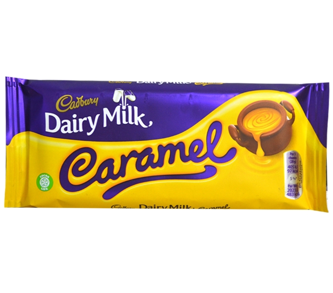 Cadbury Chocolate Dairy Milk Caramel 120G
