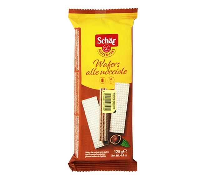 Schar Gluten Free Chocolate 125G - Wafers Alle Nocciole