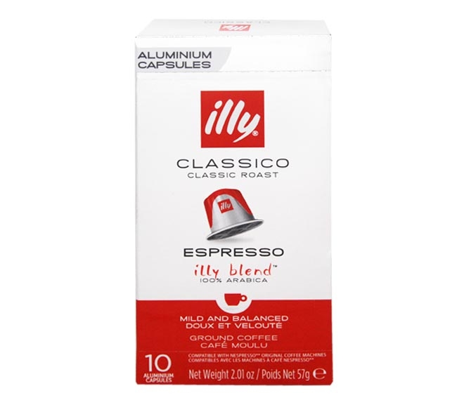 Illy Espresso Classico 57G - (10 Caps - Intensity 5)