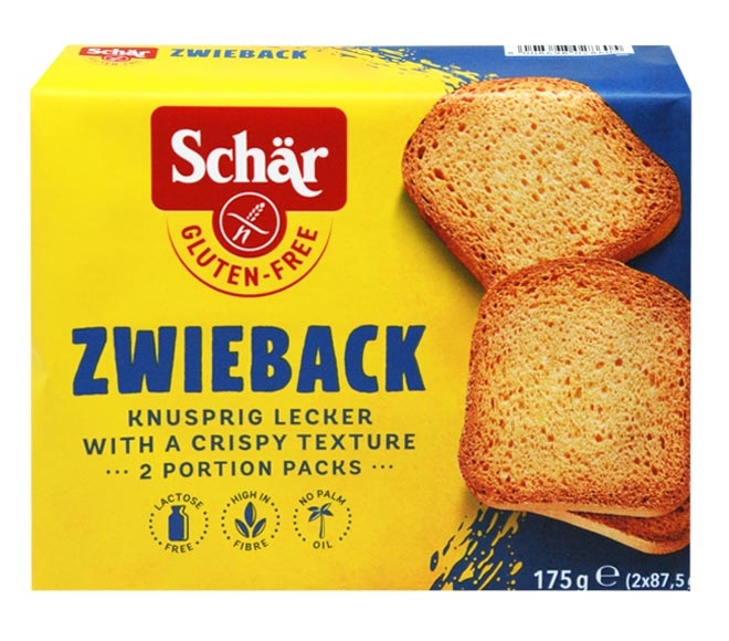 Schar Gluten Free Crackers 175G - Zwieback