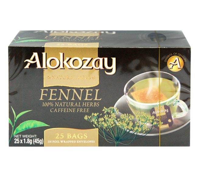 Tea Alokozay (25Pcs) 45G - Fennel (100% Natural Herbs Caffeine Free)