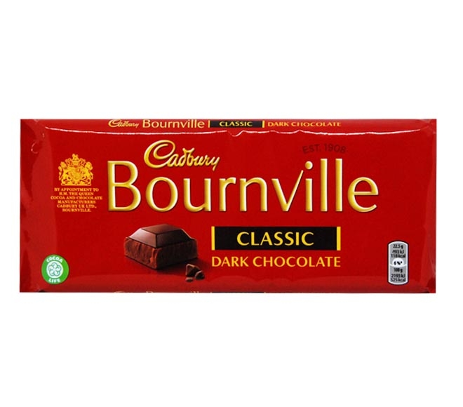 Cadbury Bournville Dark Chocolate 180G