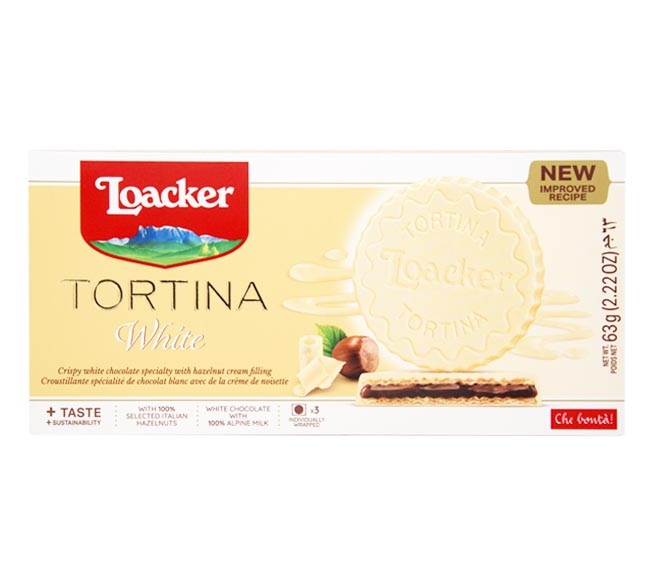 Loacker Tortina 63G (3 Pieces) - White