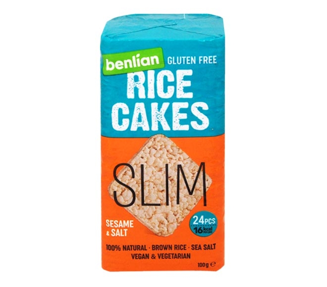 Benlian Rice Cakes Slim 100G - Sesame & Salt