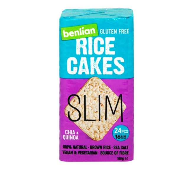 Benlian Rice Cakes Slim 100G - Chia & Quinoa