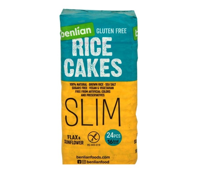 Benlian Rice Cakes Slim 100G - Flax & Sunflower