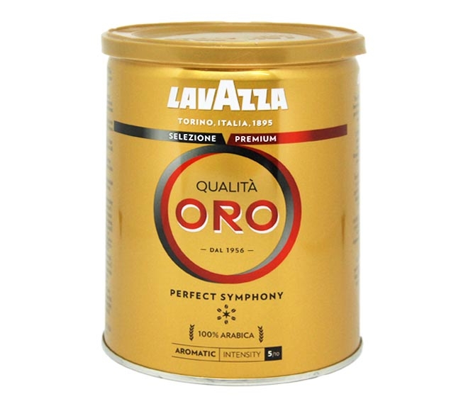 Lavazza Qualita Oro Coffee Tin 250G - Perfect Symphony (Intensity 5)