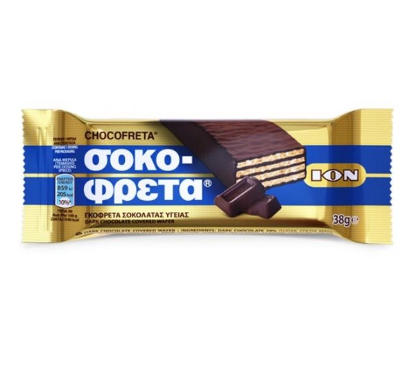 ION chocofreta 38g - dark chocolate