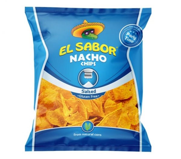 EL SABOR nacho chips 225g - Salted (gluten free)