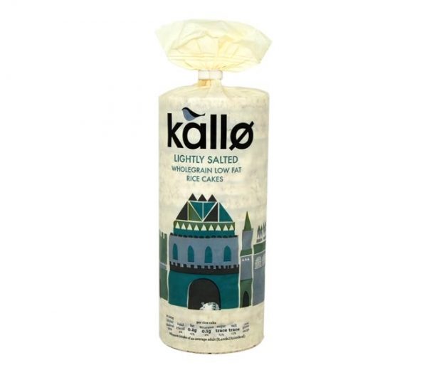 KALLO lightly salted rice cakes 130g