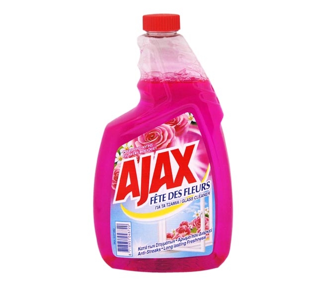 Ajax Glass Cleaner Refill 750ml - Flowers
