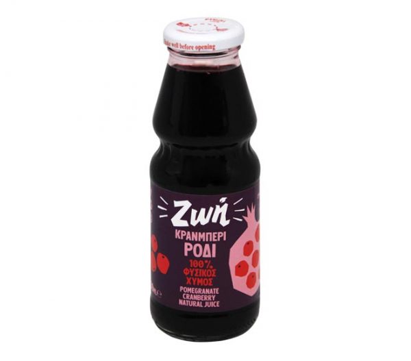 ZOI juice 330ml POMEGRANATE CRANBERRY (100% natural)