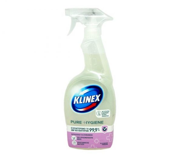 KLINEX Pure Hygiene antibacterial surface cleaner spray 750ml - Flower Fresh