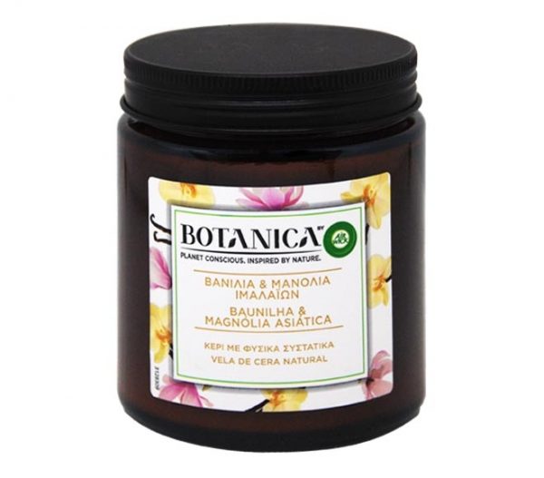 AIR WICK BOTANICA candle 205g - Vanilla & himalayan magnolia