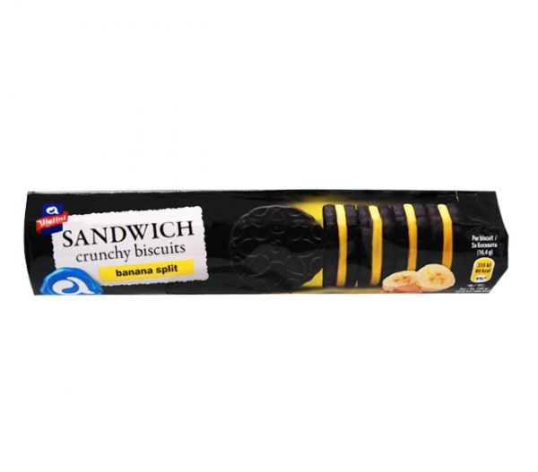 ALLATINI sandwich crunchy biscuits 230g - banana split