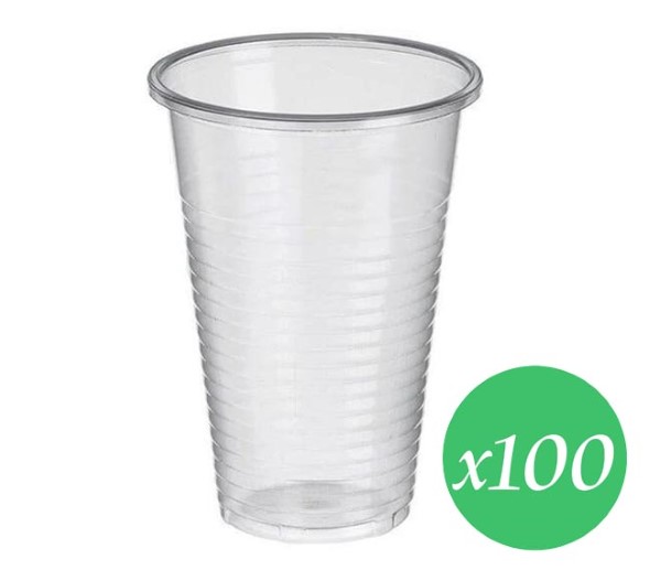 SOMOPLAST water cups clear 220cc x 100pcs - Disposable Product