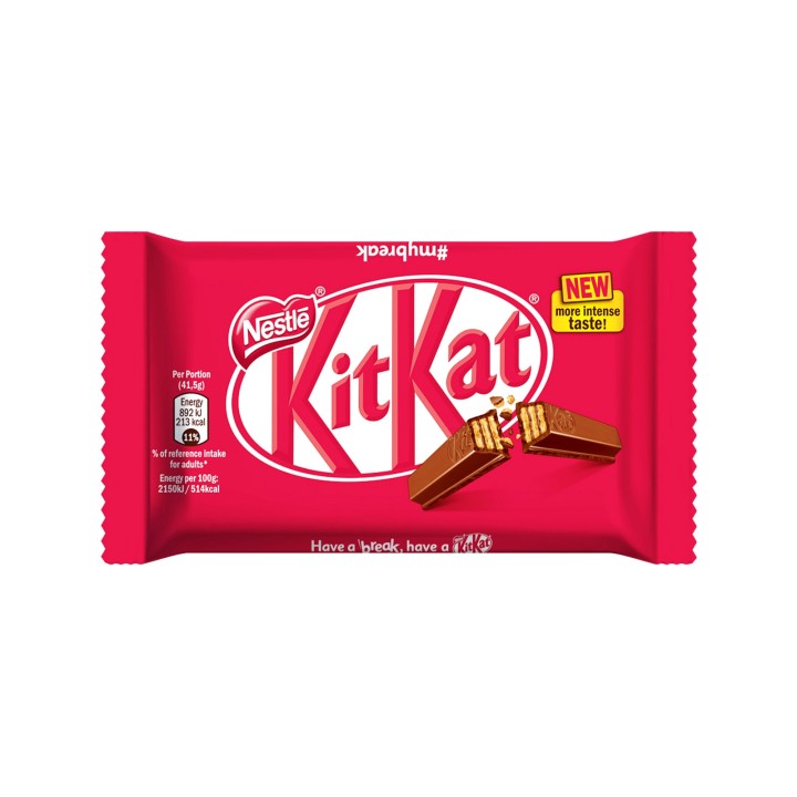 Nestle Kit Kat Classic 4 Wafer Fingers Covered With Milk Chocolate 41.5g