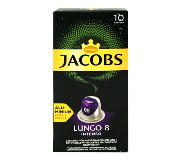 JACOBS espresso LUNGO INTENSO Coffee 52g - (10 caps - intensity 8)