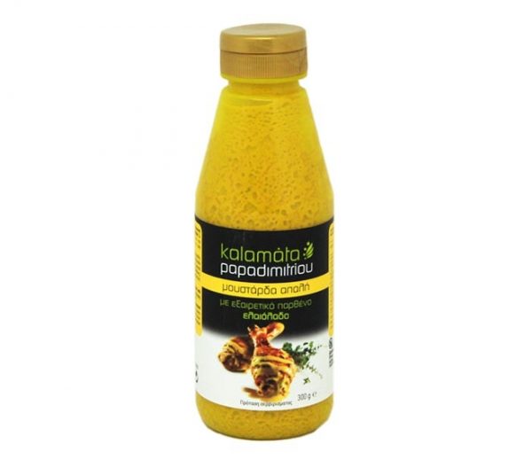KALAMATA PAPADIMITRIOU mustard 300g - mild with extra virgin olive oil