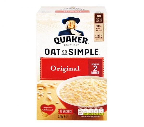 QUAKER oats 270g (10 sachets) - original