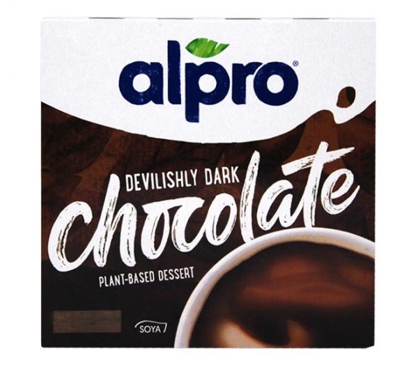 dessert soya ALPRO 4x125g - devilishly dark chocolate