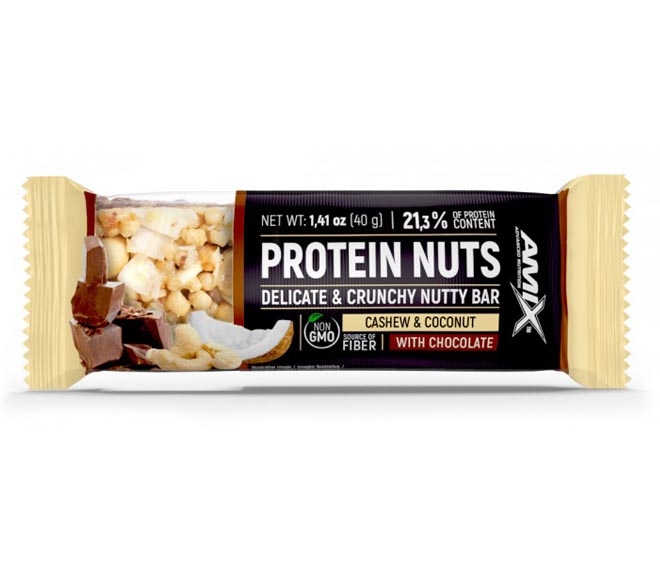 AMIX bar Protein Nuts 40g - Cashew & Coconut