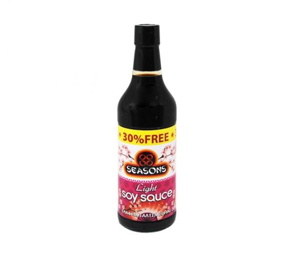 SEASONS sauce light soy sauce 500ml (30% FREE)