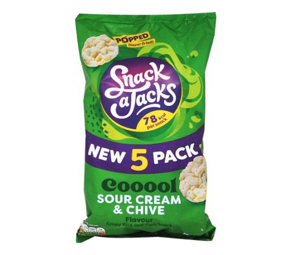 SNACK a JACKS 5x19g - sour cream & chive